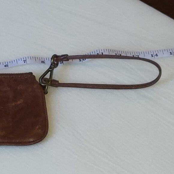 The Sak Wristlet Leather Bag Patchwork Striped Boho Wallet Retro - Picture 7 of 11